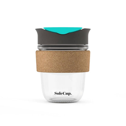 SoleCup Glass Travel Mug - 12oz Original - Cork