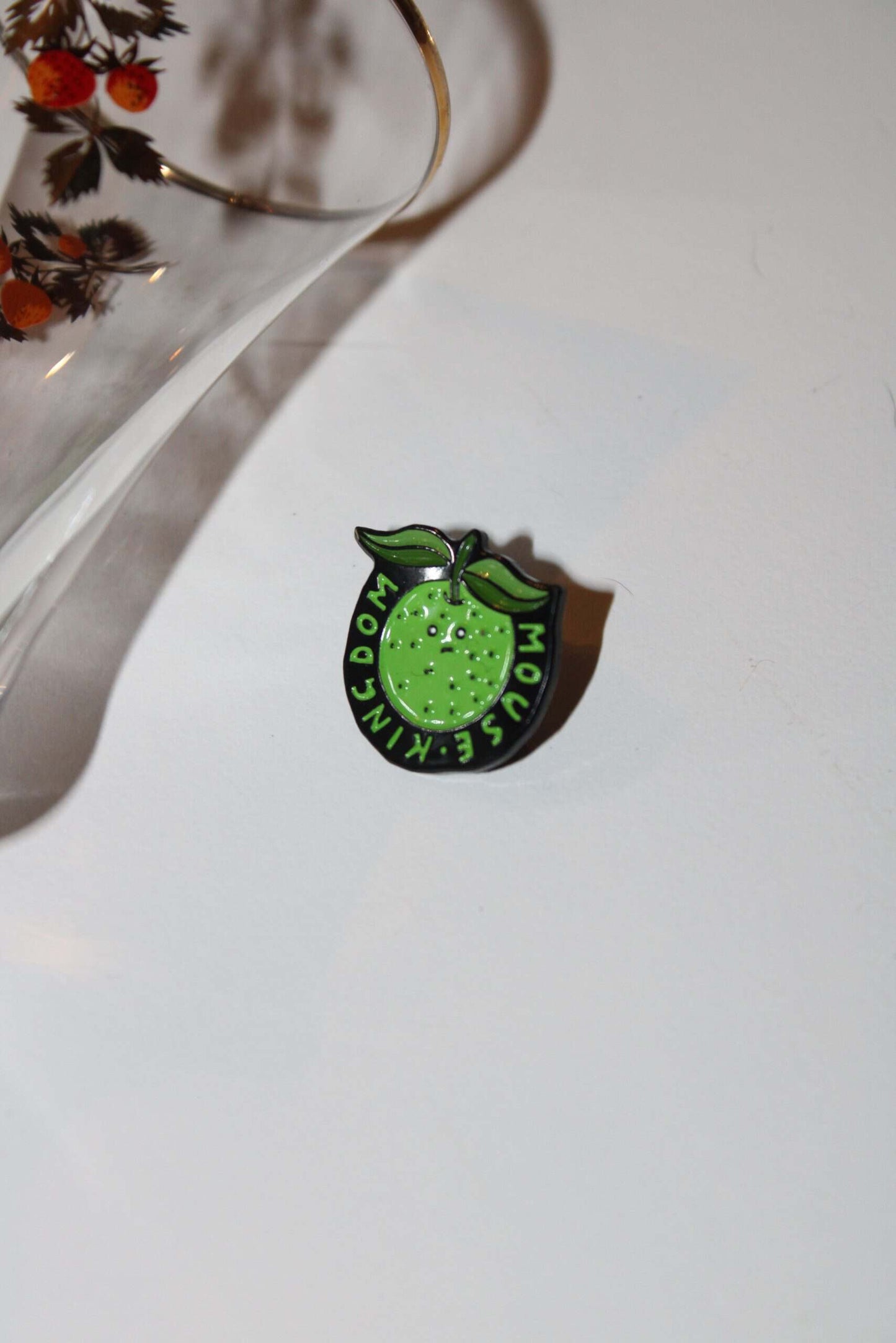 Lime Mouse Kingdom Liqueurs Pin Badge
