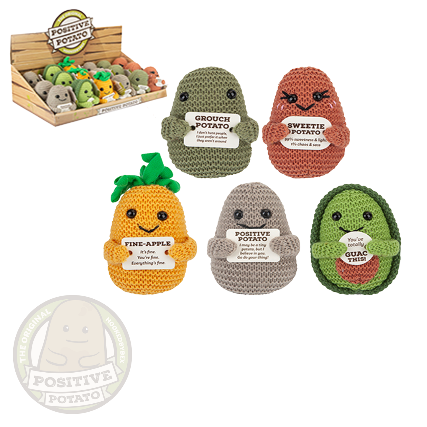 Original Positive Potato® collection - 9cm in CDU (18pce)