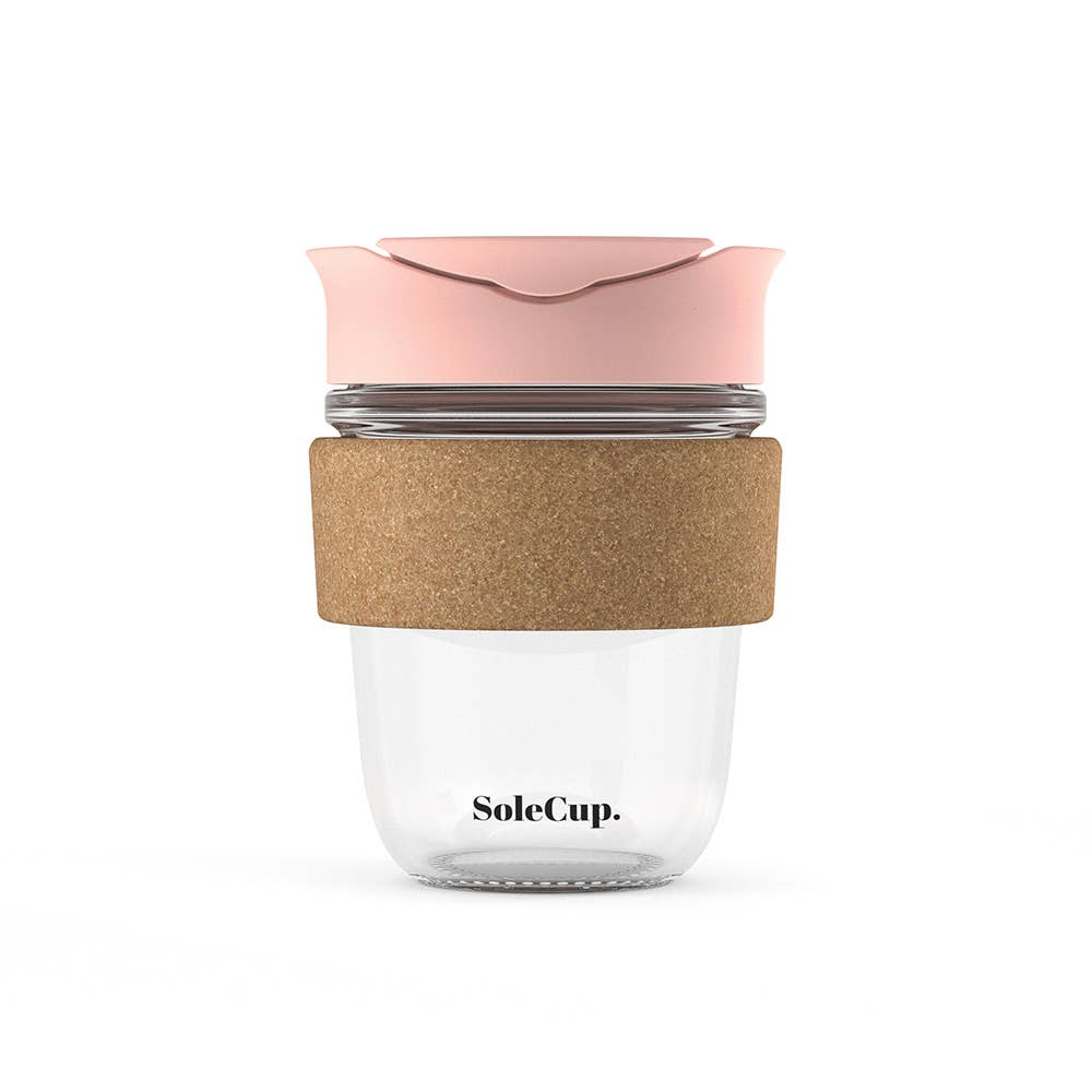 SoleCup Glass Travel Mug - 12oz Original - Cork