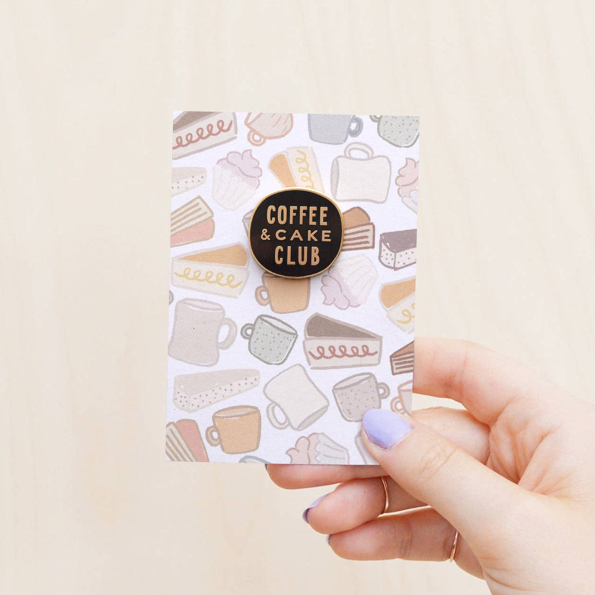 Coffee & Cake Club - Enamel Pin
