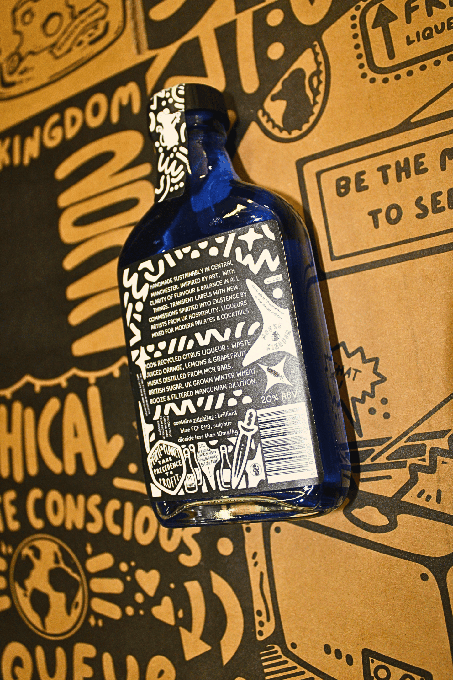 Blue Curacao Liqueur 200ml mini