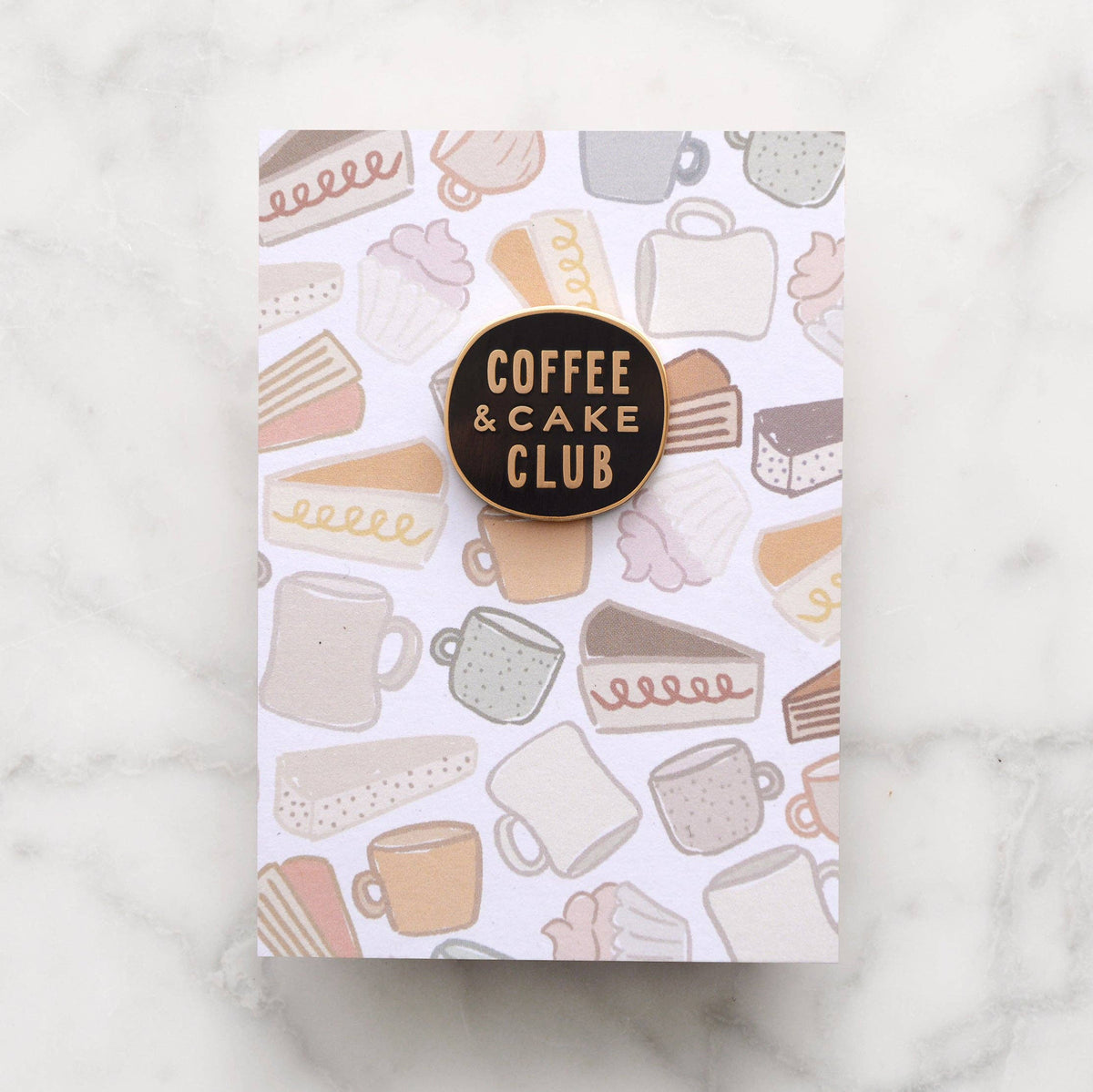 Coffee & Cake Club - Enamel Pin