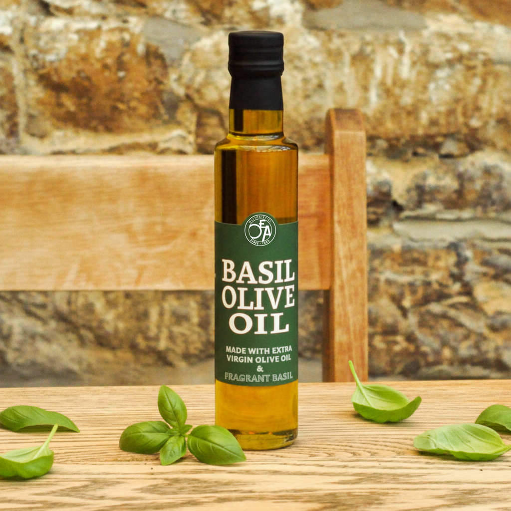 Extra Virgin Olive Oil Infused With Basil