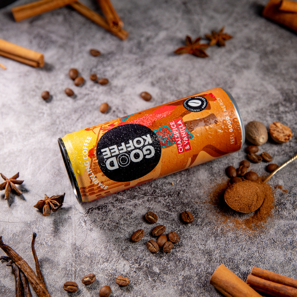 GOOD KOFFEE India | Chai Spice & Vanilla Sparkling Coffee