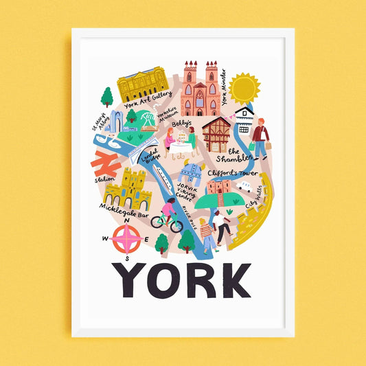 York Map Print