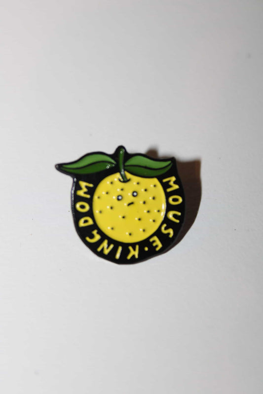 Lemon Mouse Kingdom Liqueurs Pin Badge
