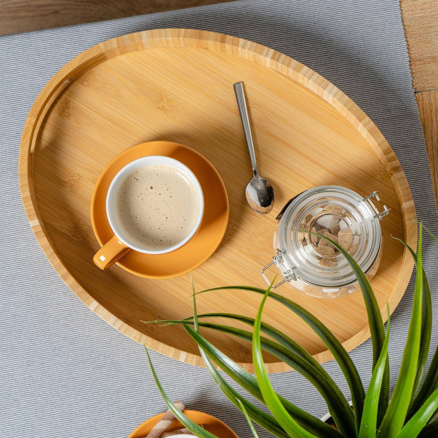 Argon Tableware Coloured Cappuccino Cup - Yellow - 250ml