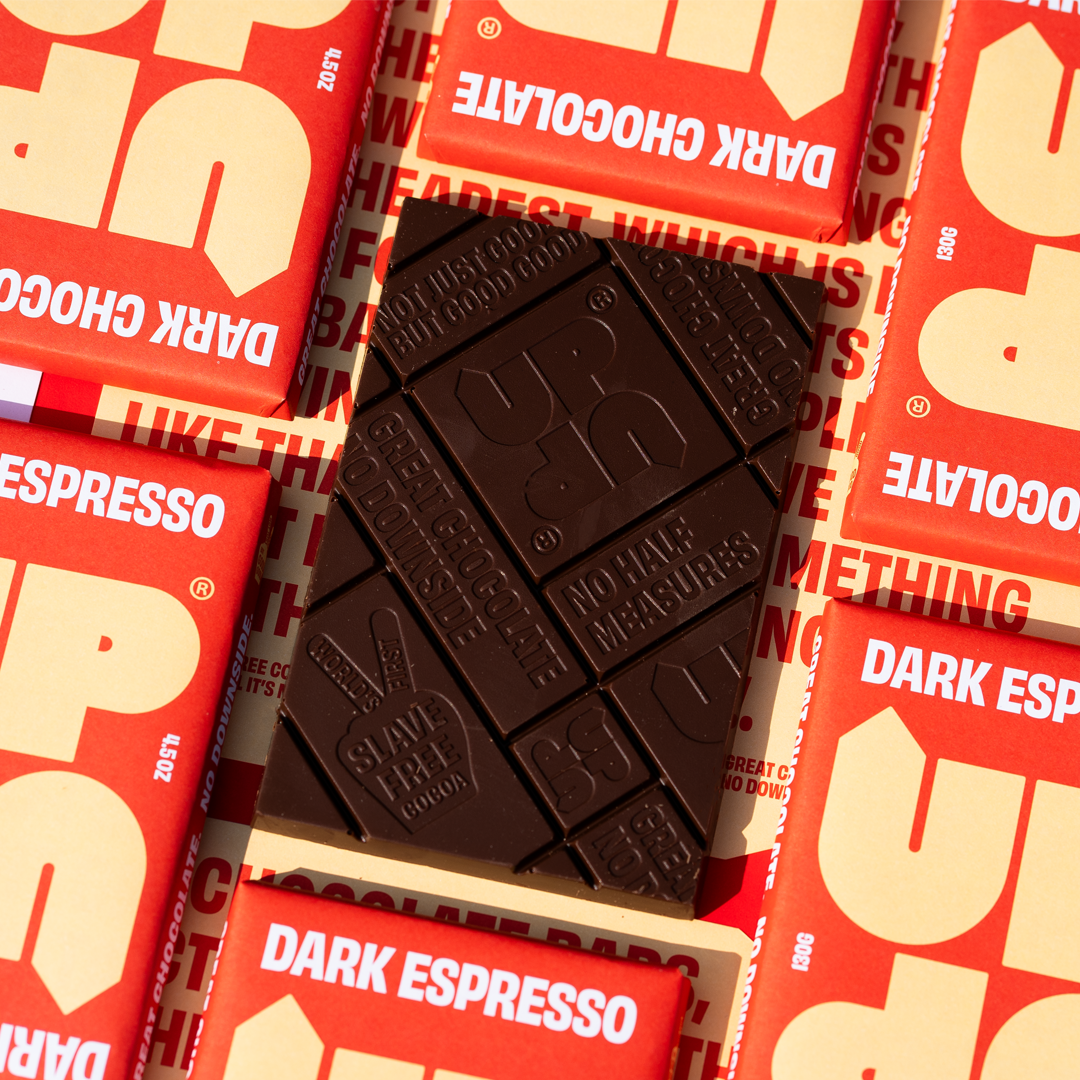 UP-UP - Dark Espresso Chocolate Bar - 120g/4.2oz