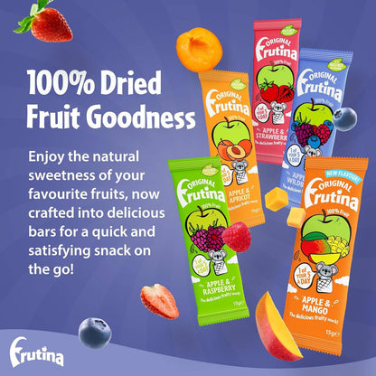 Frutina 100% Fruit Snack Variety Box15g Pack of 60, 60k sold