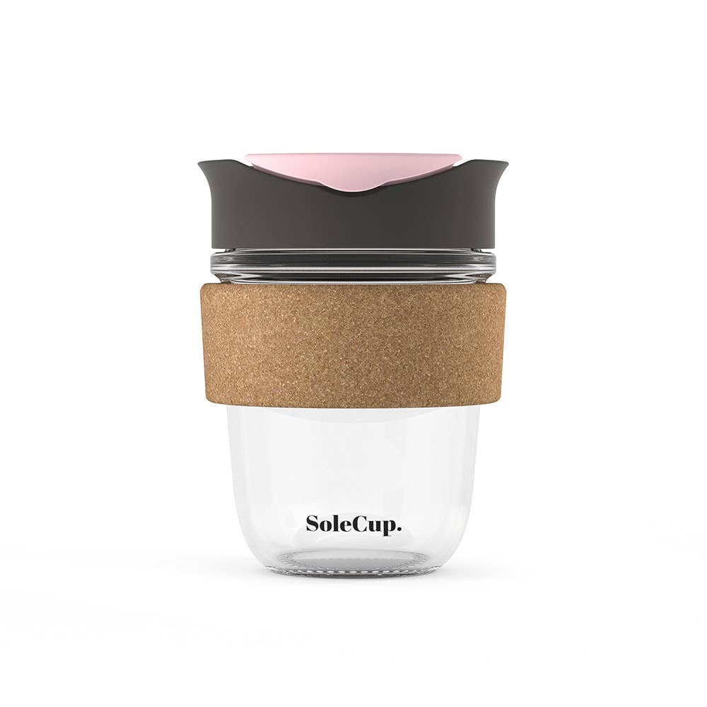 SoleCup Glass Travel Mug - 12oz Original - Cork