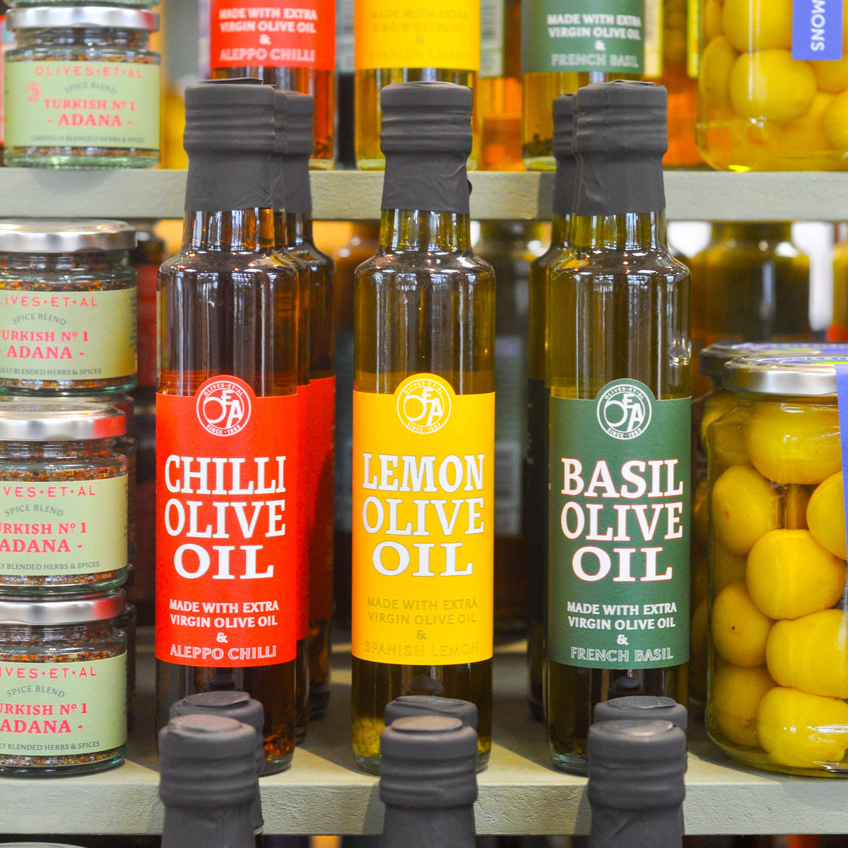 Extra Virgin Olive Oil Infused With Basil