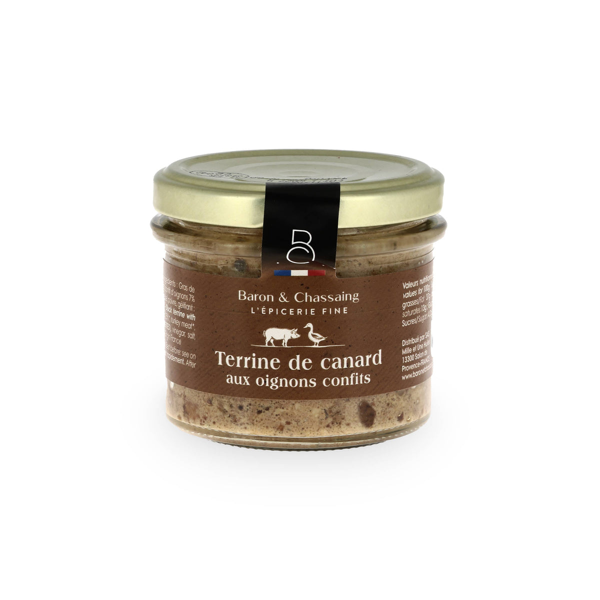Duck Terrine with Candied Onions 90g France