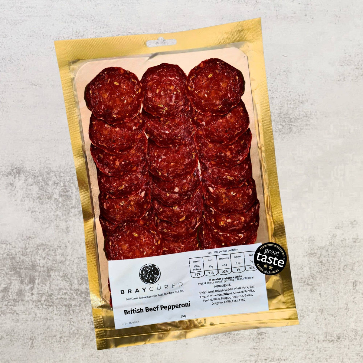 British Pepperoni - 250g Catering Award-Winning Charcuterie
