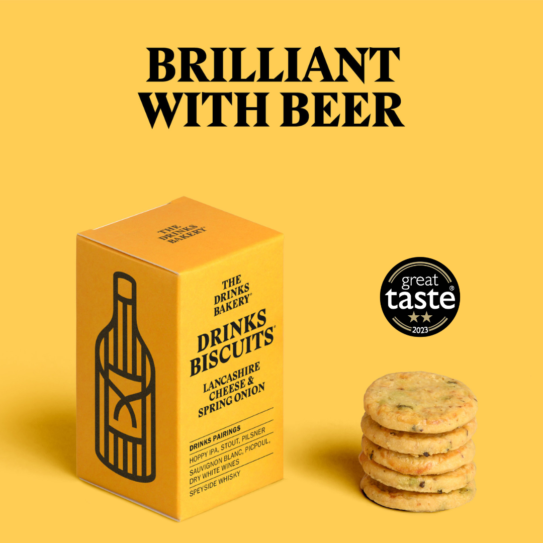Drinks Biscuits - Lancashire Cheese & Spring Onion 36g