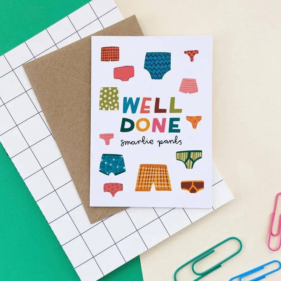 Smartie Pants Funny Congratulations & Graduation Card