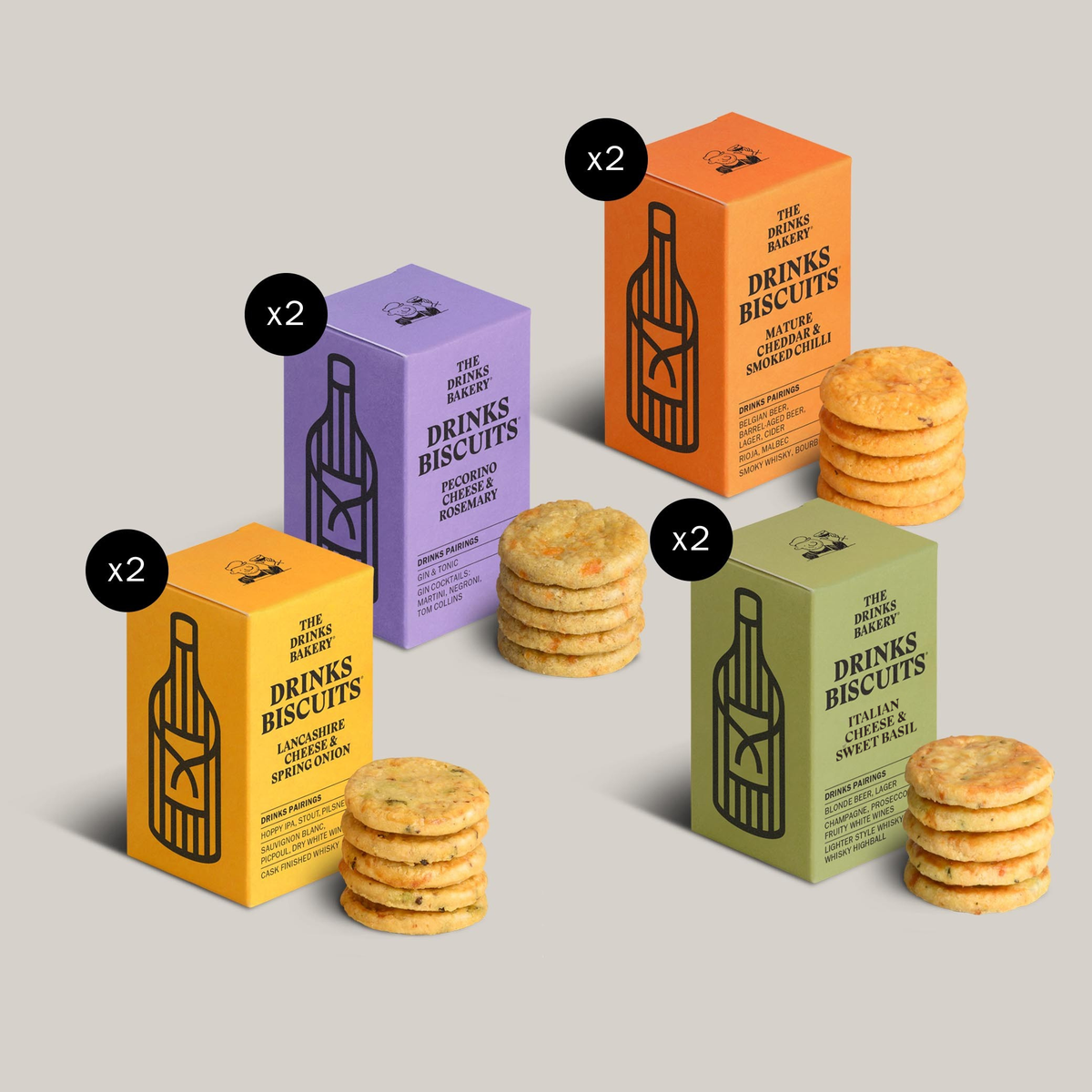 Drinks Biscuits - Selection Pack 36g