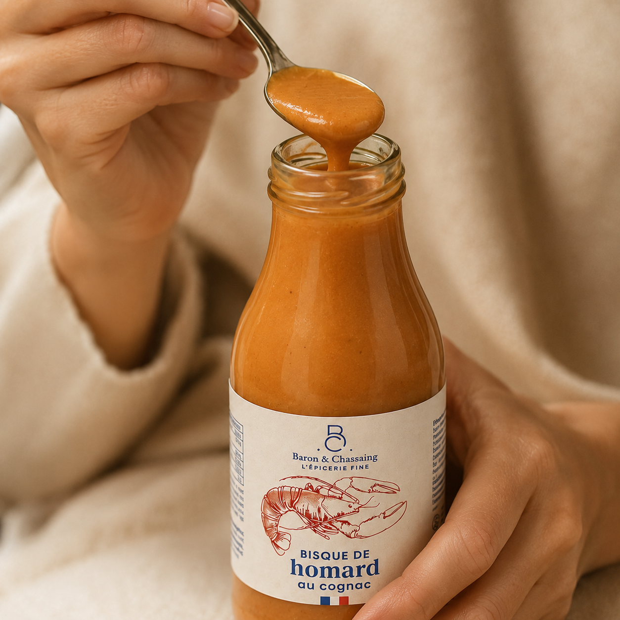 Lobster bisque with cognac