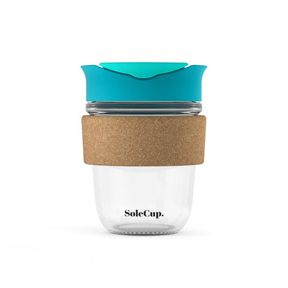 SoleCup Glass Travel Mug - 12oz Original - Cork