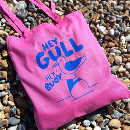 Hey Gull Hey Buoy Tote Bag