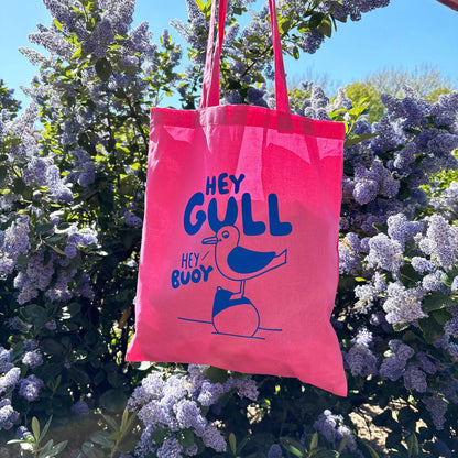 Hey Gull Hey Buoy Tote Bag