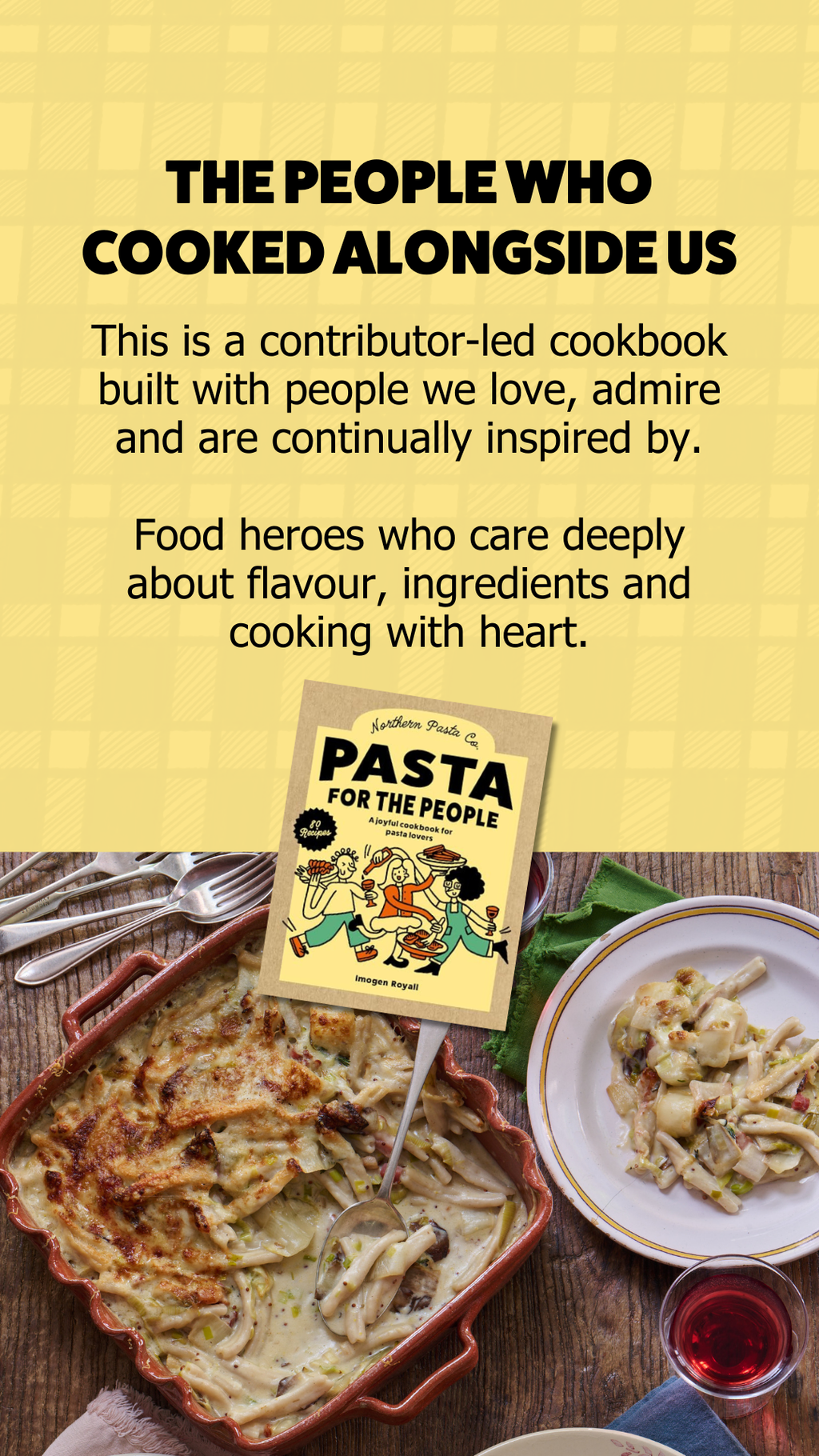 BRAND NEW: Pasta For The People - The Recipe Book