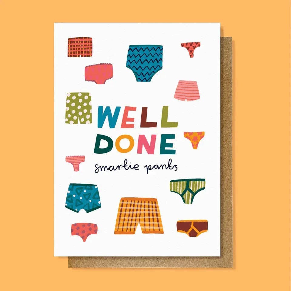 Smartie Pants Funny Congratulations & Graduation Card