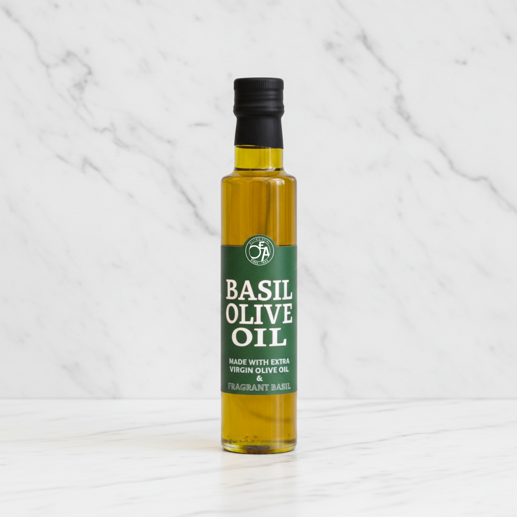 Extra Virgin Olive Oil Infused With Basil