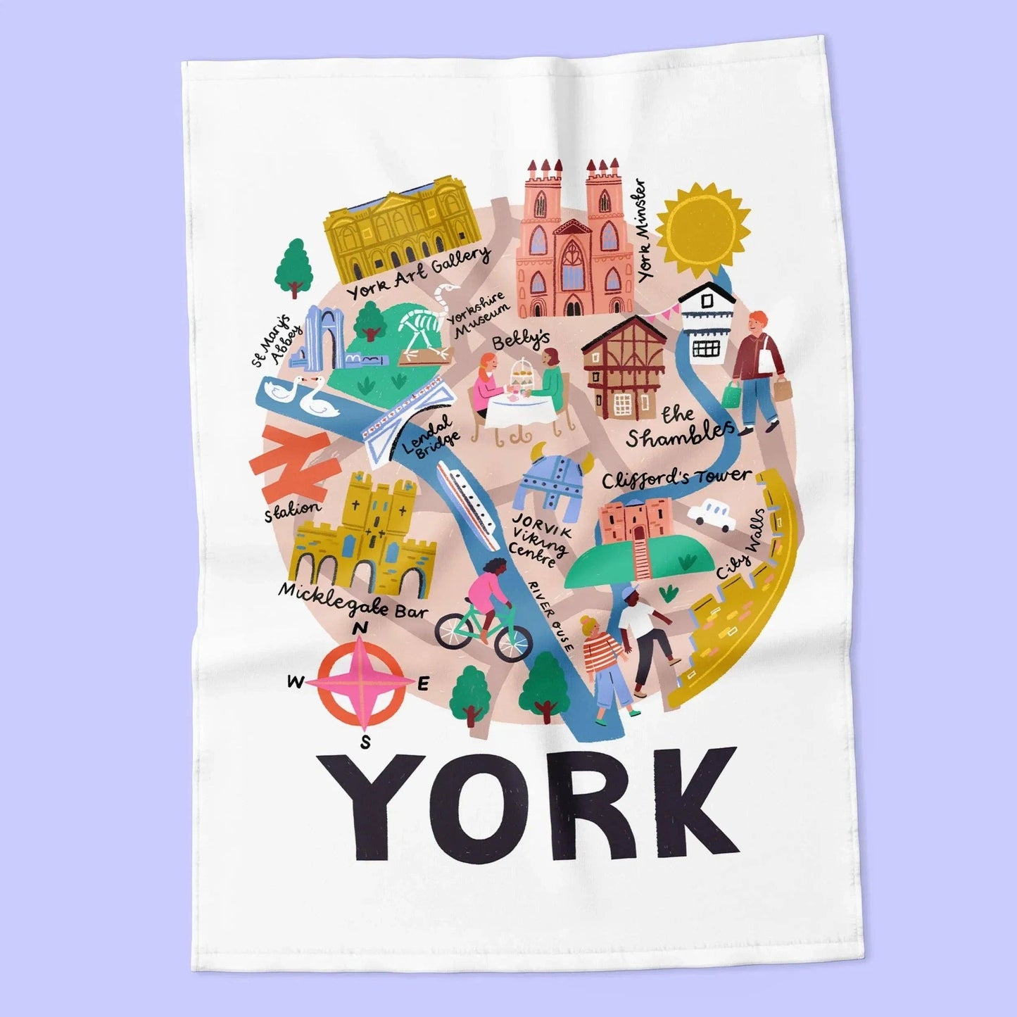 York Tea Towel