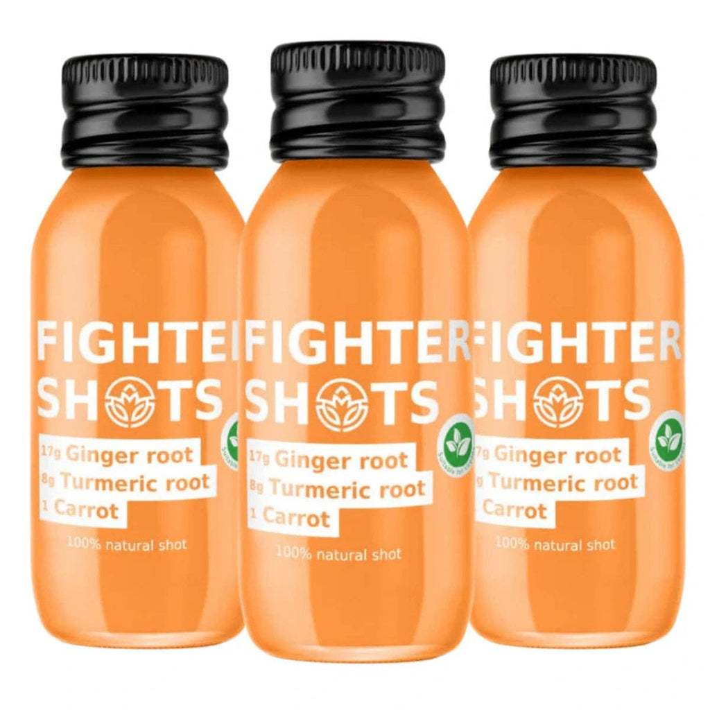 Fighter Shots Ginger, Turmeric & Carrot Shot 60ml