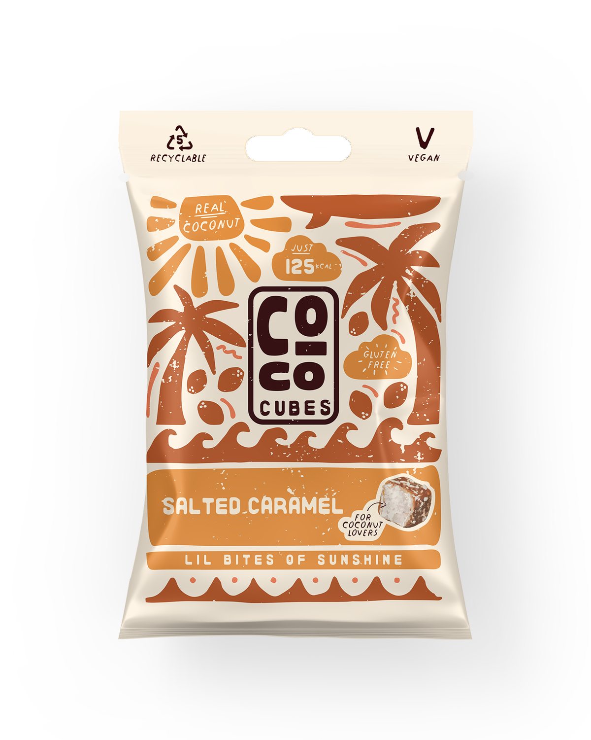Coco Cubes - Salted Caramel 30g