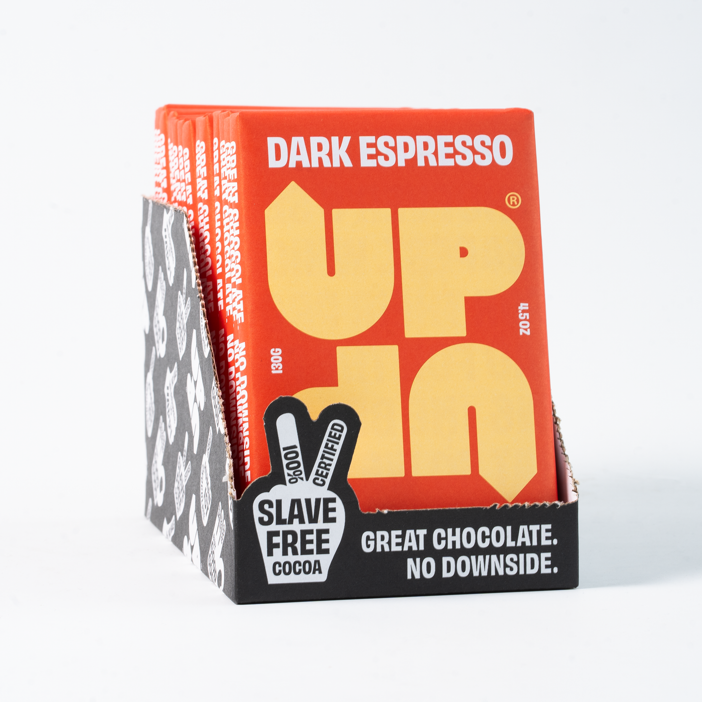 UP-UP - Dark Espresso Chocolate Bar - 120g/4.2oz