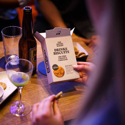 New Flavour - Gruyère Cheese & Tarragon Drinks Biscuits 110g