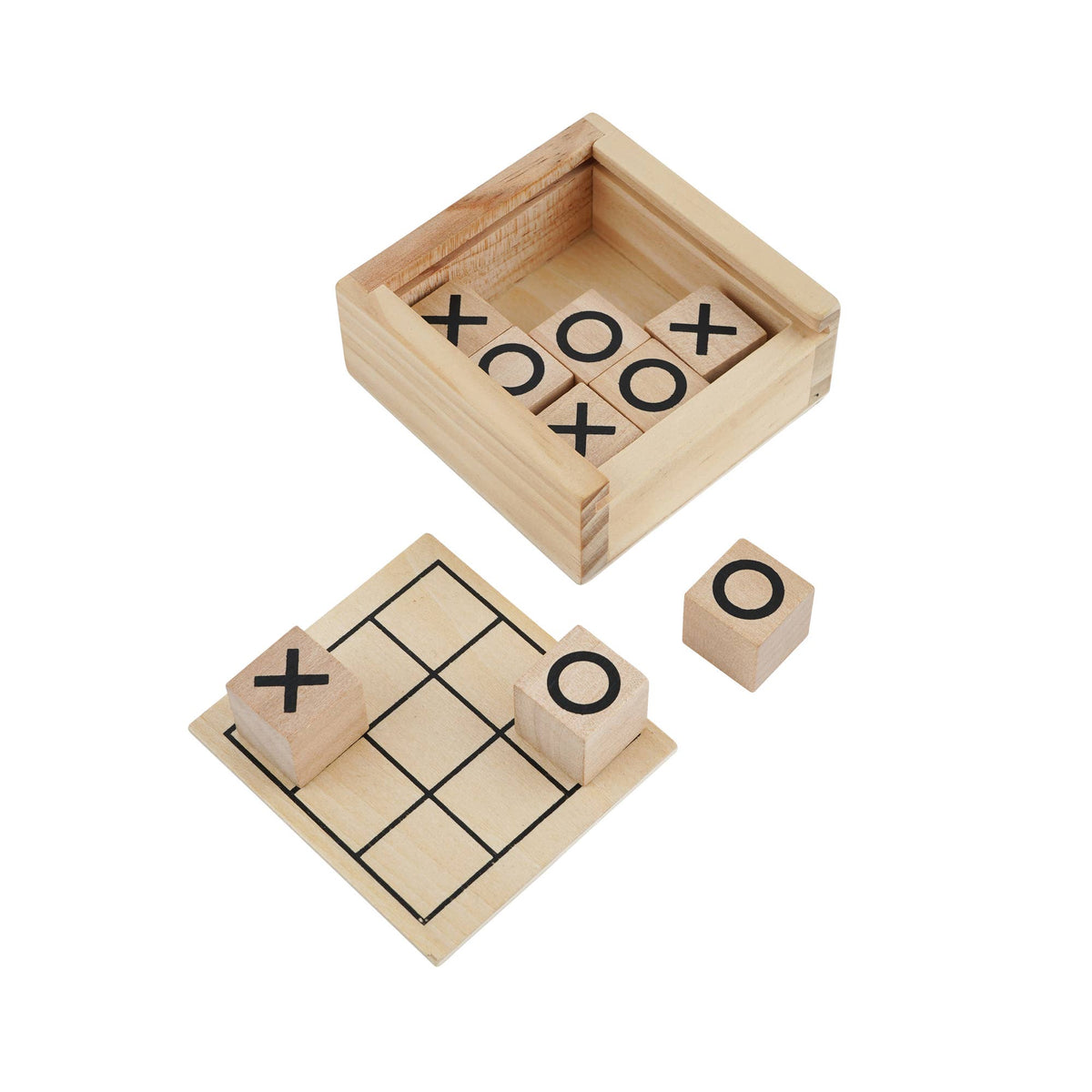Traditional Toy Co. Wooden Tic Tac Toe Set