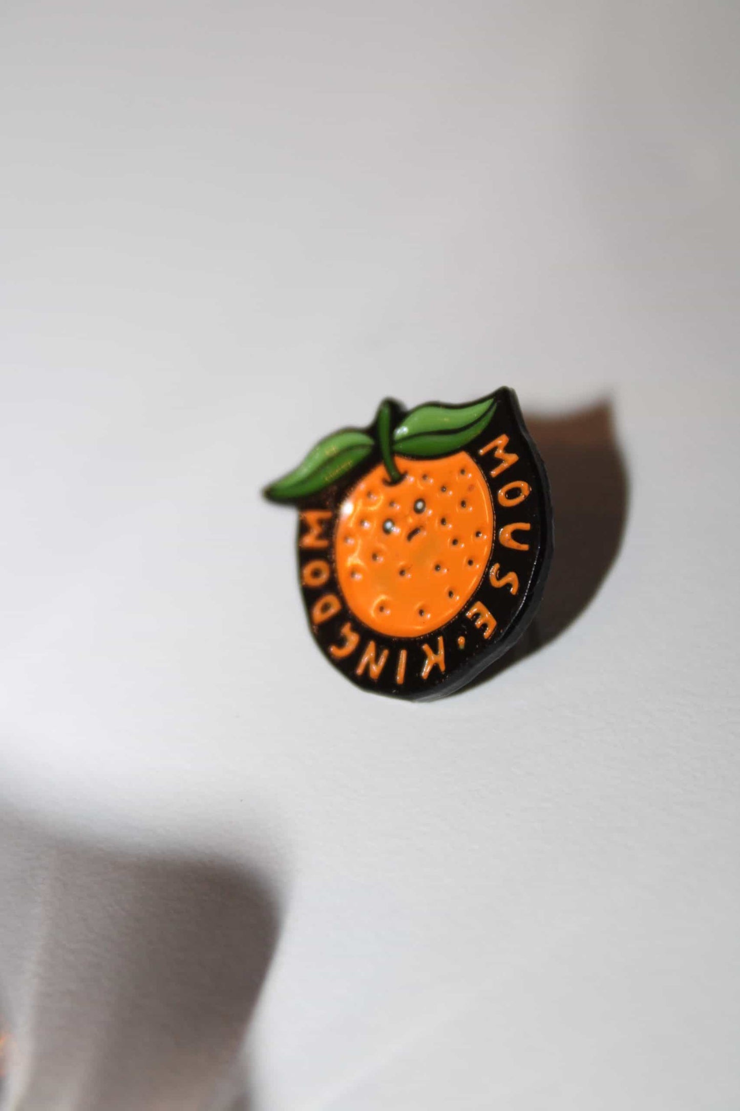 Orange Mouse Kingdom Liqueurs Pin Badge
