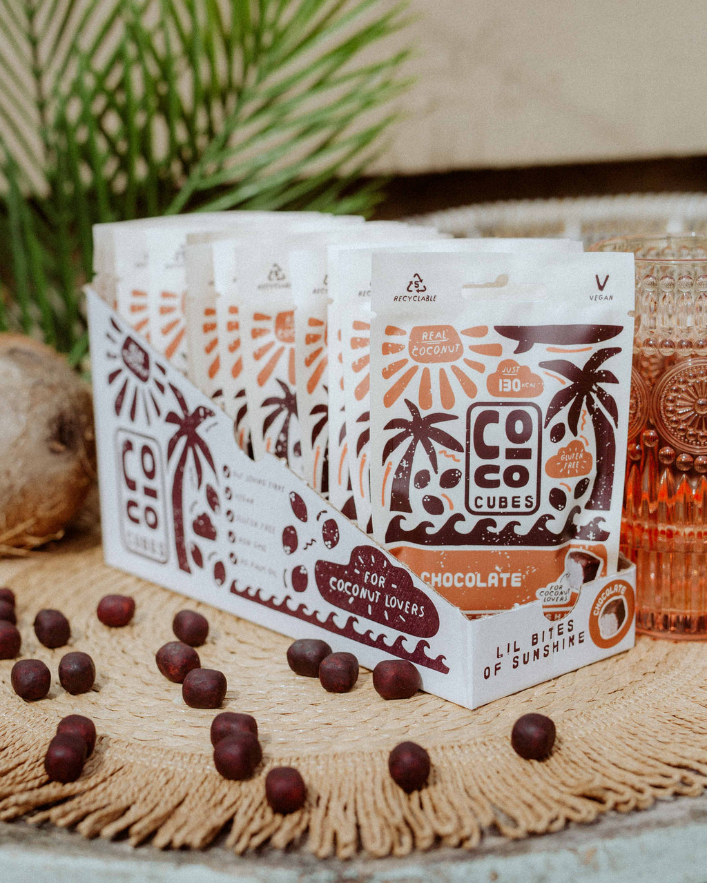 Coco Cubes - Chocolate 30g