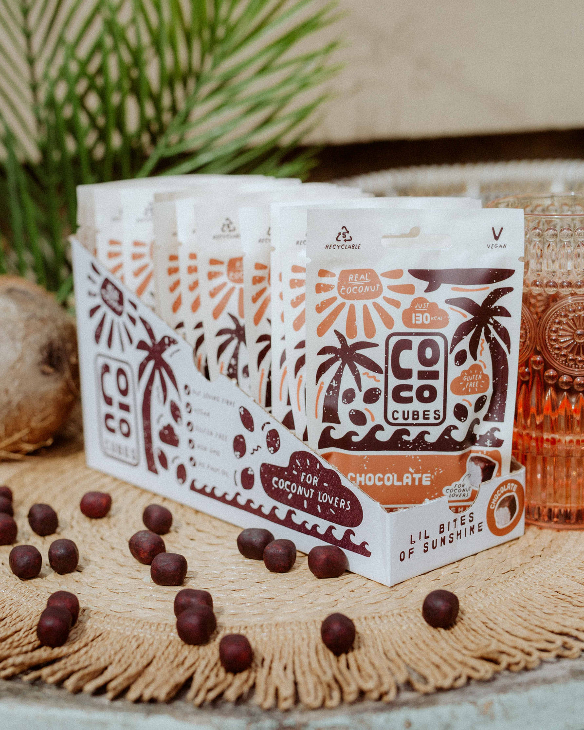 Coco Cubes - Chocolate 30g