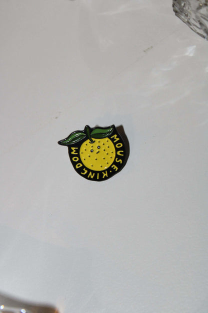 Lemon Mouse Kingdom Liqueurs Pin Badge