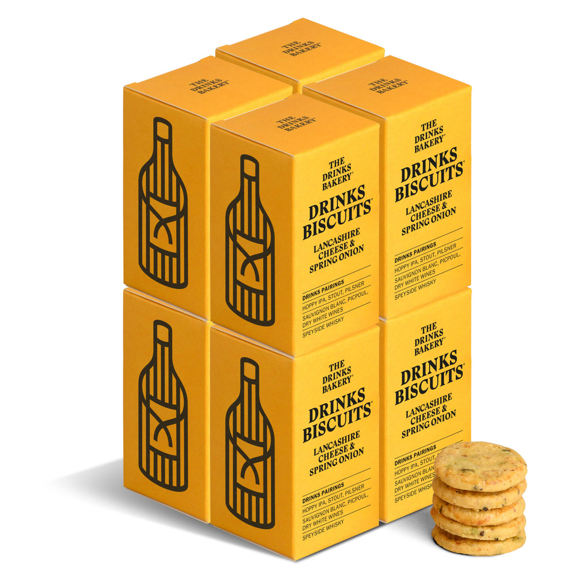Drinks Biscuits - Lancashire Cheese & Spring Onion 36g