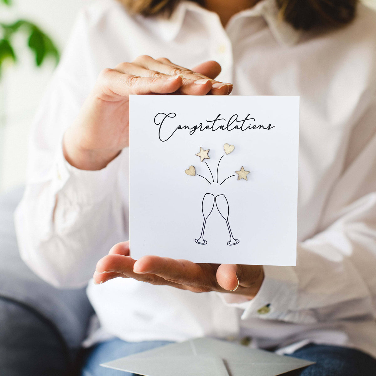 Champagne congratulations Card