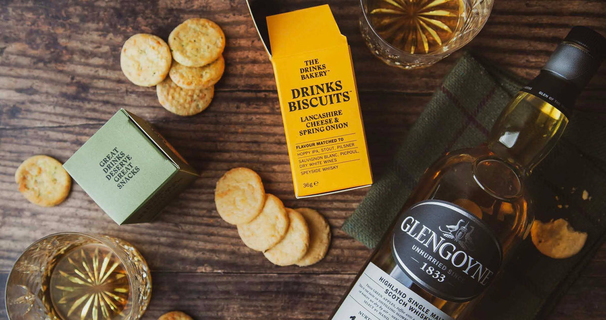Drinks Biscuits - Lancashire Cheese & Spring Onion 36g